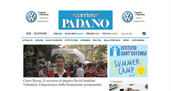 Desktop Screenshot of corrierepadano.it